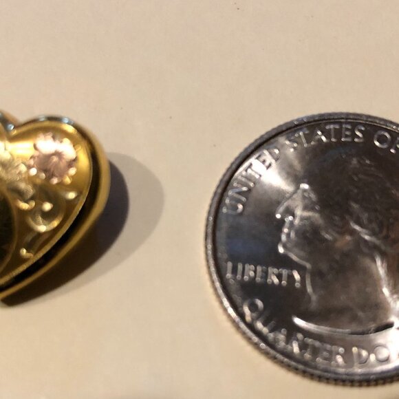 Vintage Small P & K Pitman & Keeler 1/20 10 KT GF Heart Pin Valentines Day! - Picture 4 of 4